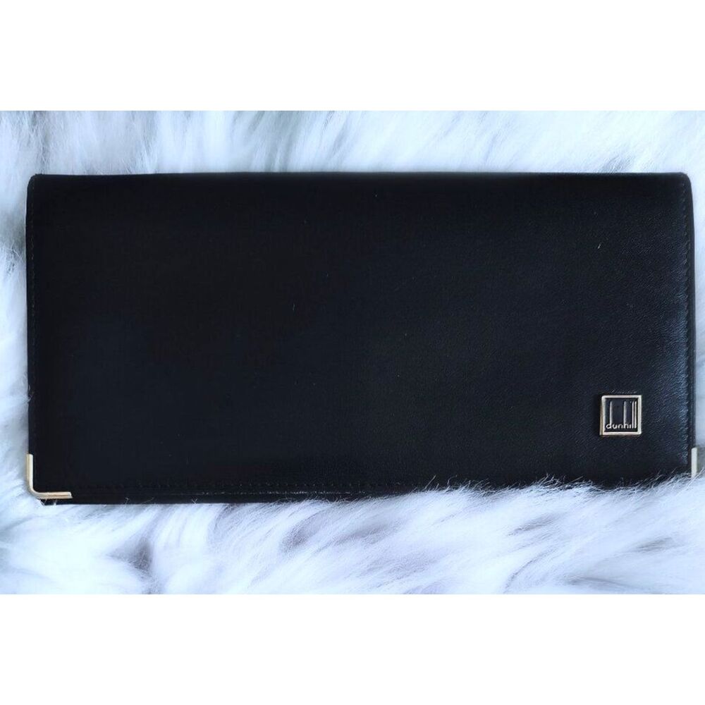 Dunhill calfskin bifold wallet EUC